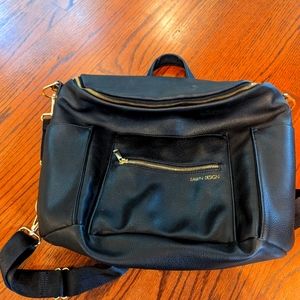 Fawn Design black diaper bag